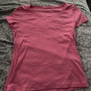 pink tommy hilfiger tee